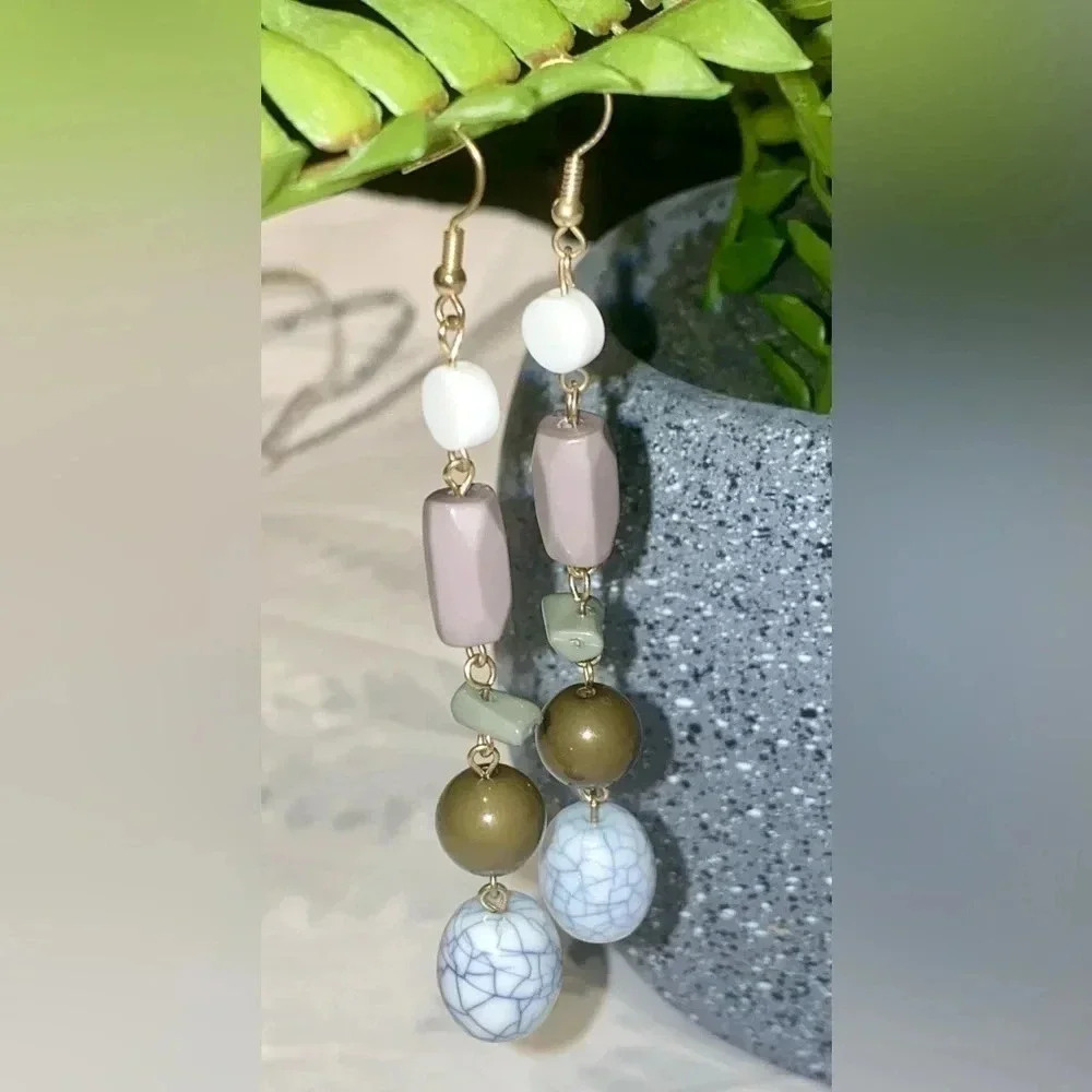 🌸😊🙏 Handmade  earrings 🙏😊🌸 - Picture 3 of 4